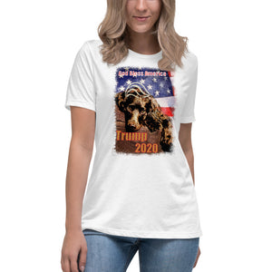 Women's Relaxed T-Shirt - TRUMP 2020
